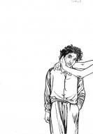 L'HISTOIRE DE CHAQUE JOUR : Illustration originale de L'HISTOIRE DE CHAQUE JOUR par Pierre MAKYO - pour la couverture du Tome 2